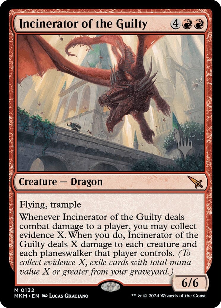 Incinerator of the Guilty (Promo Pack) [Murders at Karlov Manor Promos] MTG Single Magic: The Gathering  | Multizone: Comics And Games