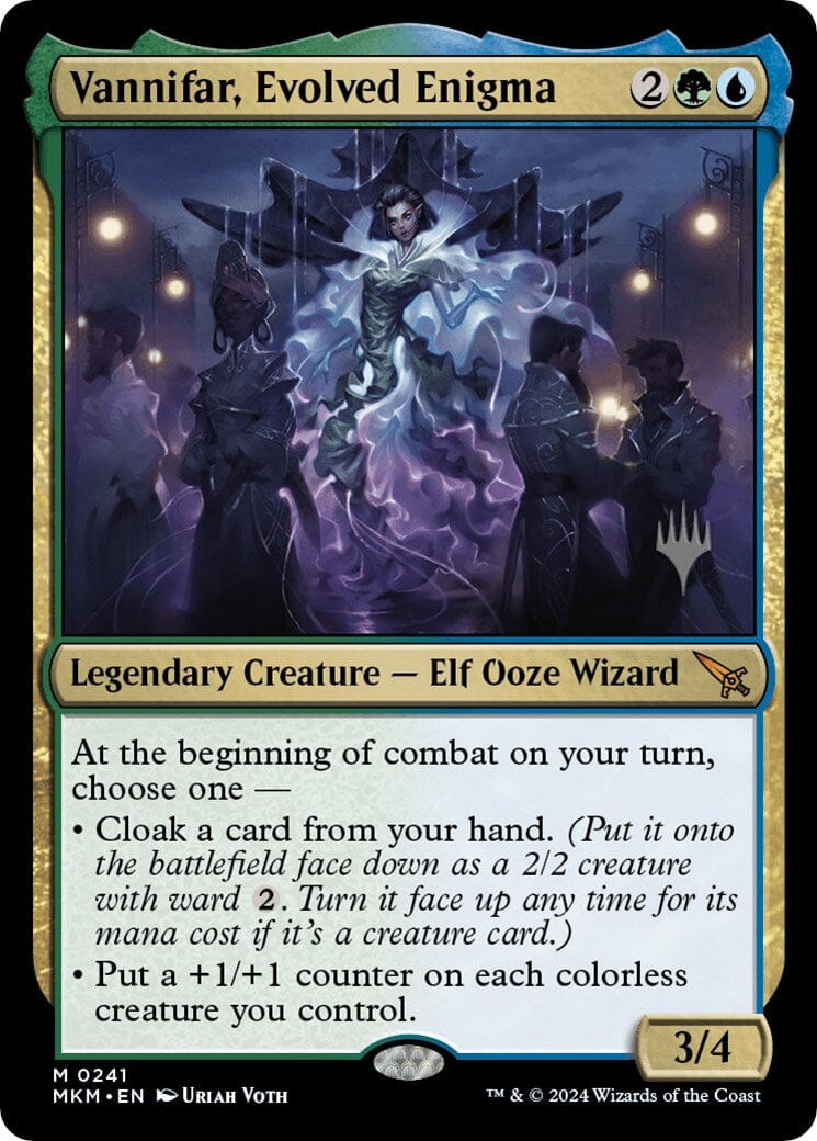 Vannifar, Evolved Enigma (Promo Pack) [Murders at Karlov Manor Promos] MTG Single Magic: The Gathering  | Multizone: Comics And Games
