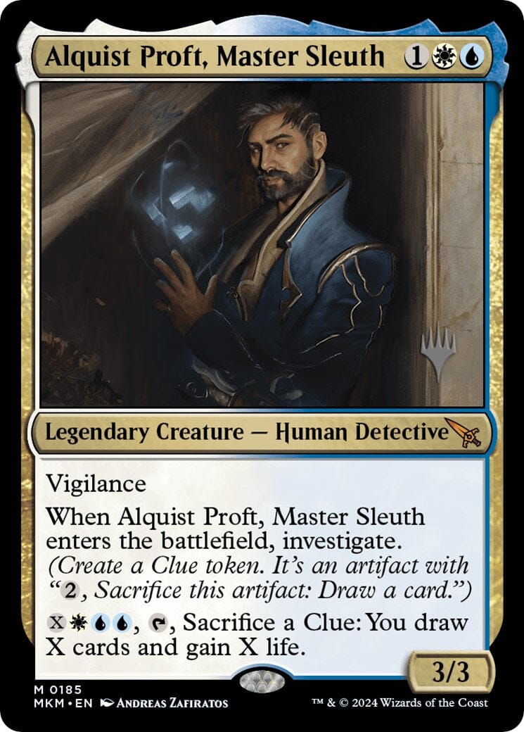 Alquist Proft, Master Sleuth (Promo Pack) [Murders at Karlov Manor Promos] MTG Single Magic: The Gathering  | Multizone: Comics And Games