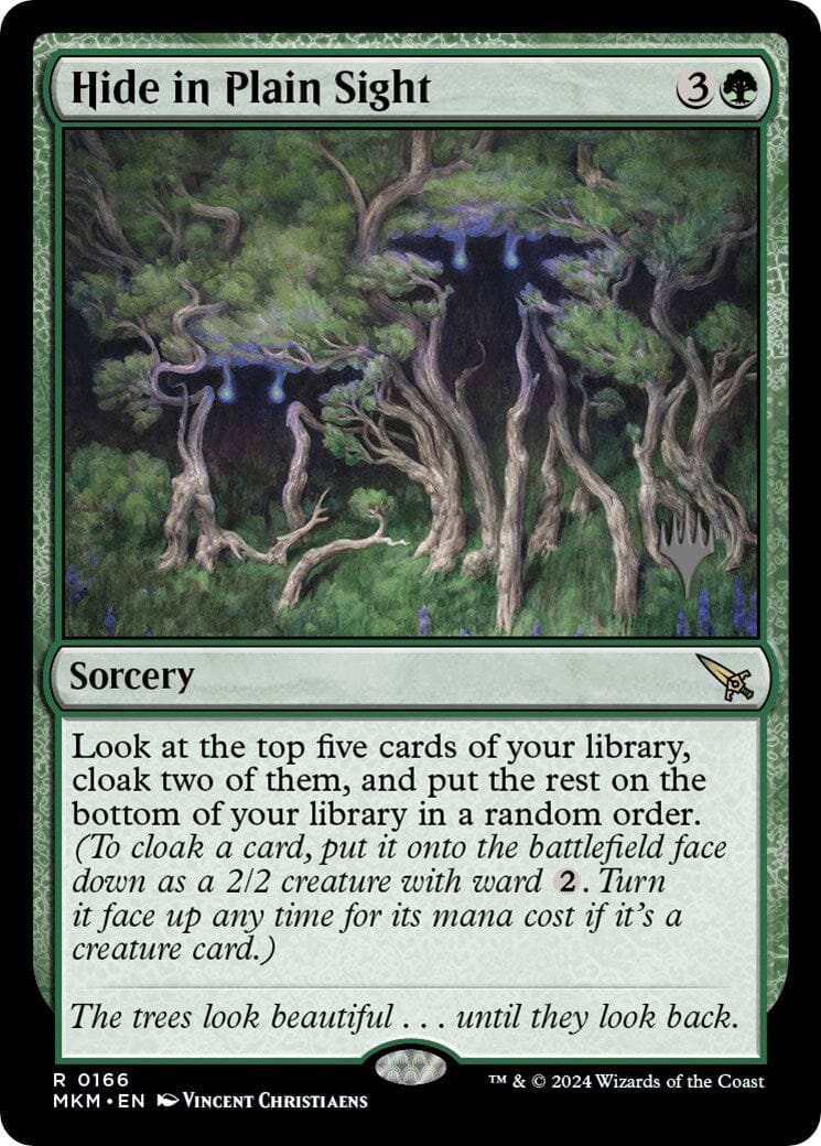 Hide in Plain Sight (Promo Pack) [Murders at Karlov Manor Promos] MTG Single Magic: The Gathering  | Multizone: Comics And Games