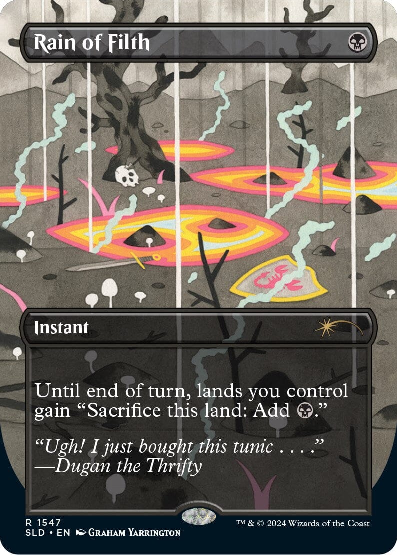 Rain of Filth [Secret Lair Drop Series] MTG Single Magic: The Gathering  | Multizone: Comics And Games