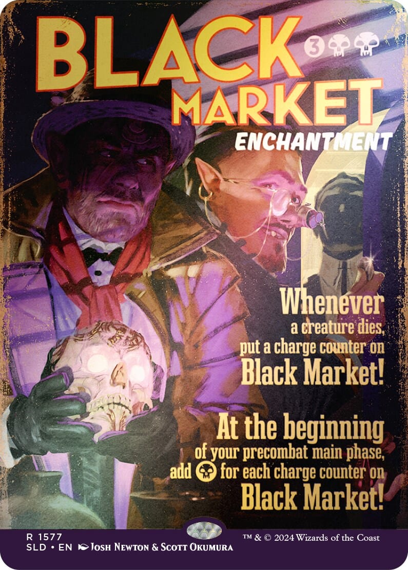 Black Market (Rainbow Foil) [Secret Lair Drop Series] MTG Single Magic: The Gathering  | Multizone: Comics And Games