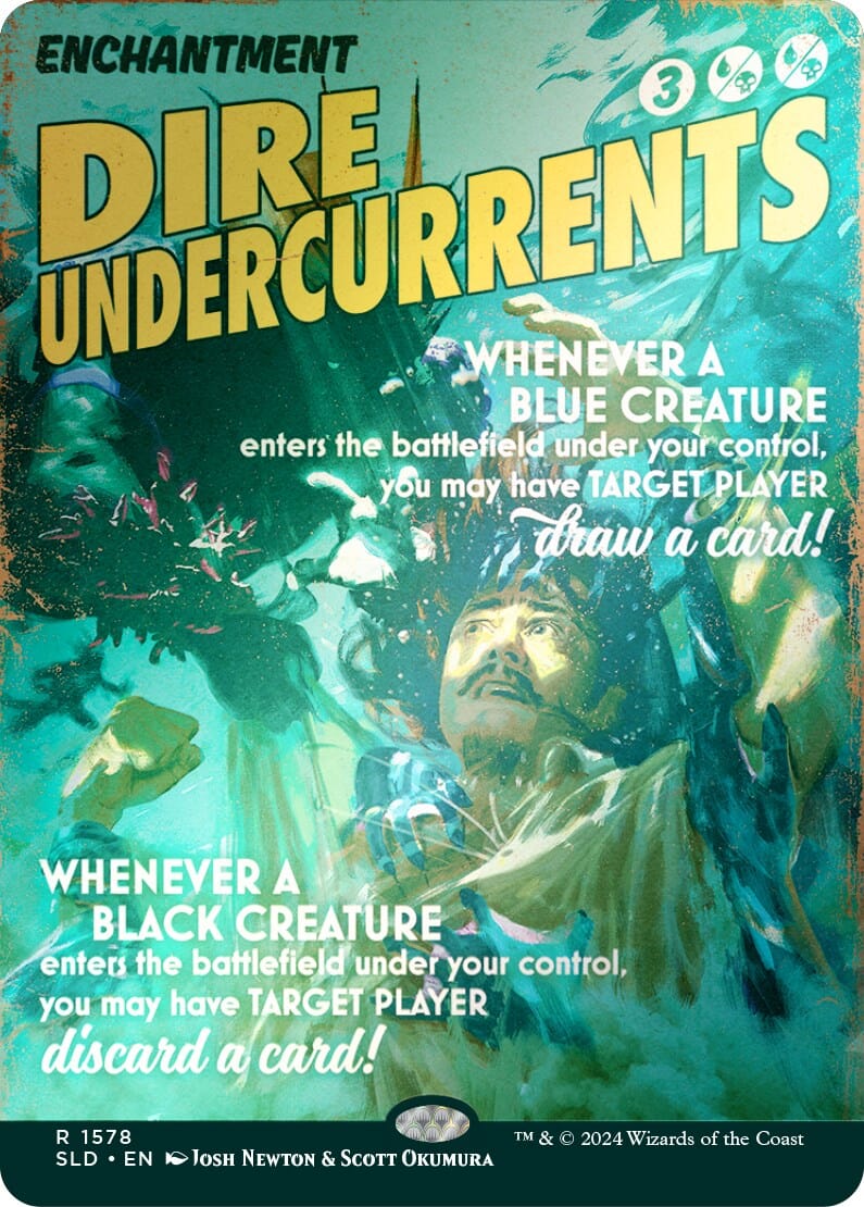 Dire Undercurrents (Rainbow Foil) [Secret Lair Drop Series] MTG Single Magic: The Gathering  | Multizone: Comics And Games