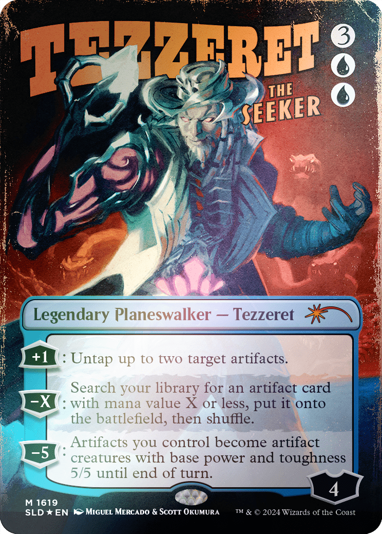 Tezzeret the Seeker (1619) (Rainbow Foil) [Secret Lair Drop Series] MTG Single Magic: The Gathering  | Multizone: Comics And Games