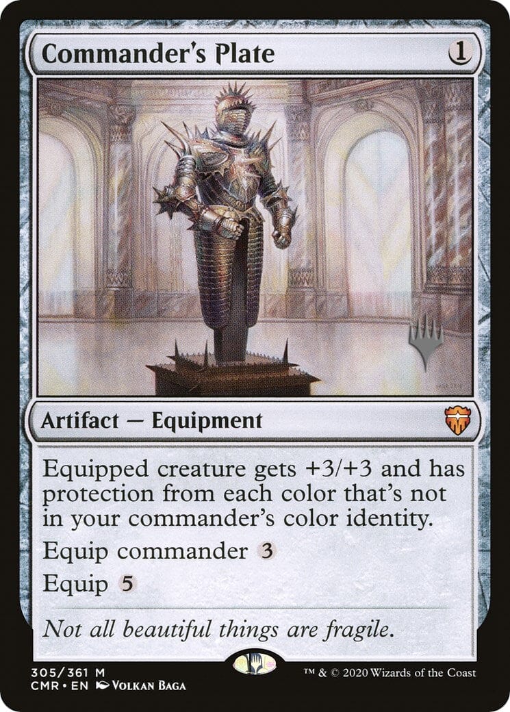 Commander's Plate (Promo Pack) [Murders at Karlov Manor Promos] MTG Single Magic: The Gathering  | Multizone: Comics And Games
