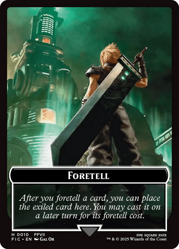 Foretell // Treasure Double-Sided Token [FINAL FANTASY Commander Token –  Multizone: Comics And Games