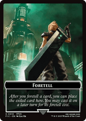 Foretell // Treasure Double-Sided Token [FINAL FANTASY Commander Tokens] MTG Single Magic: The Gathering  | Multizone: Comics And Games