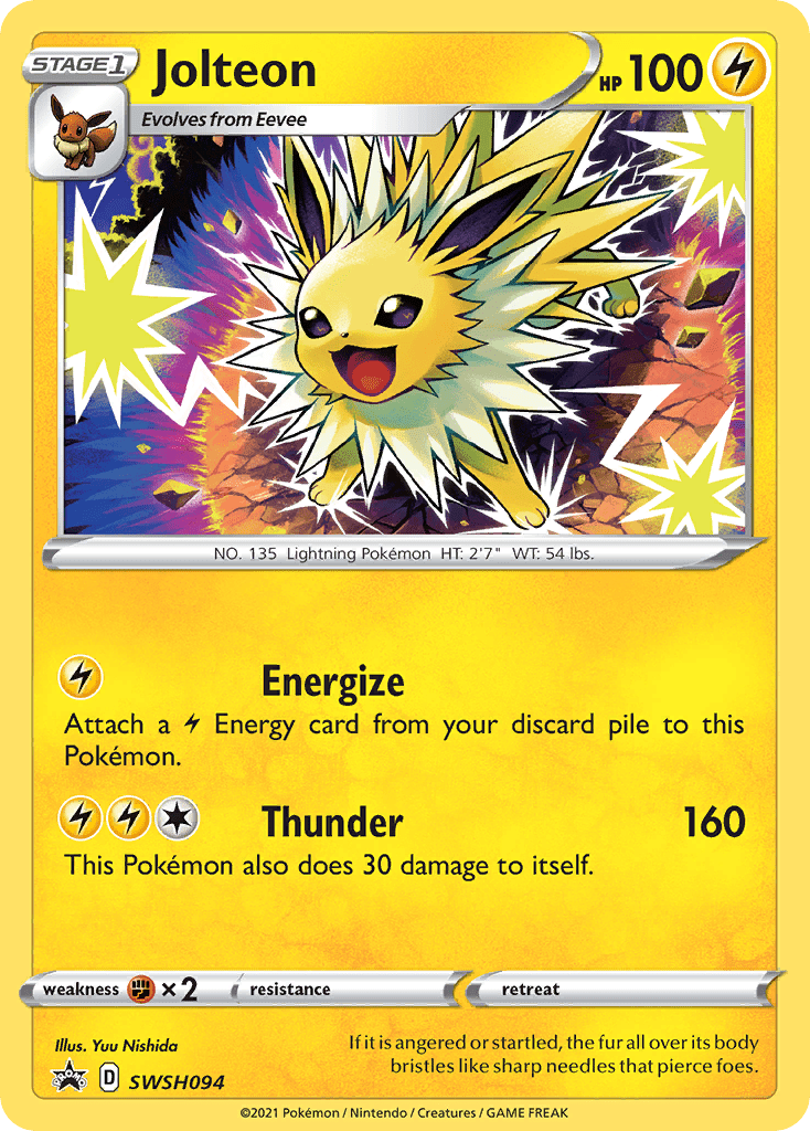 Jolteon (SWSH094) [Sword & Shield: Black Star Promos] Pokemon Single Pokémon  | Multizone: Comics And Games
