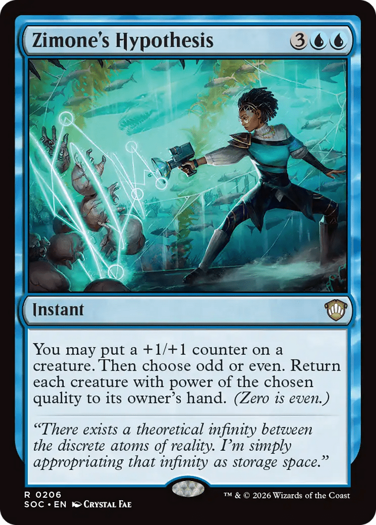 Zimone's Hypothesis [Secrets of Strixhaven Commander] MTG Single Magic: The Gathering  | Multizone: Comics And Games