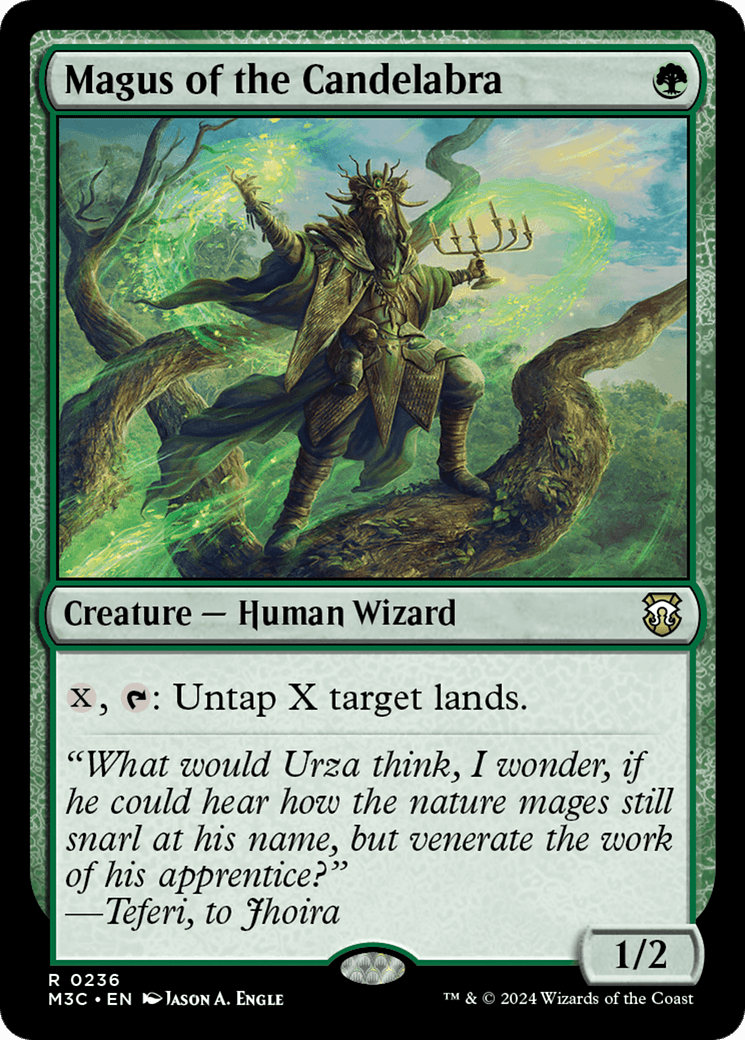 Magus of the Candelabra (Ripple Foil) [Modern Horizons 3 Commander] MTG Single Magic: The Gathering  | Multizone: Comics And Games