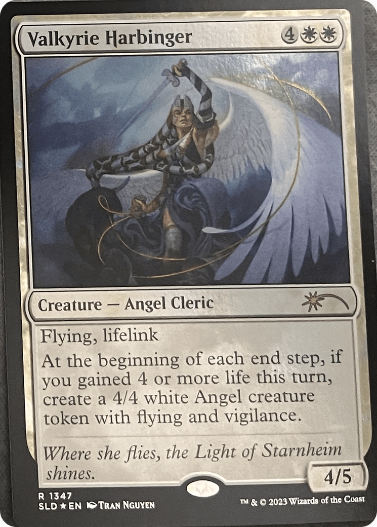 Valkyrie Harbinger [Secret Lair: Angels] MTG Single Magic: The Gathering  | Multizone: Comics And Games