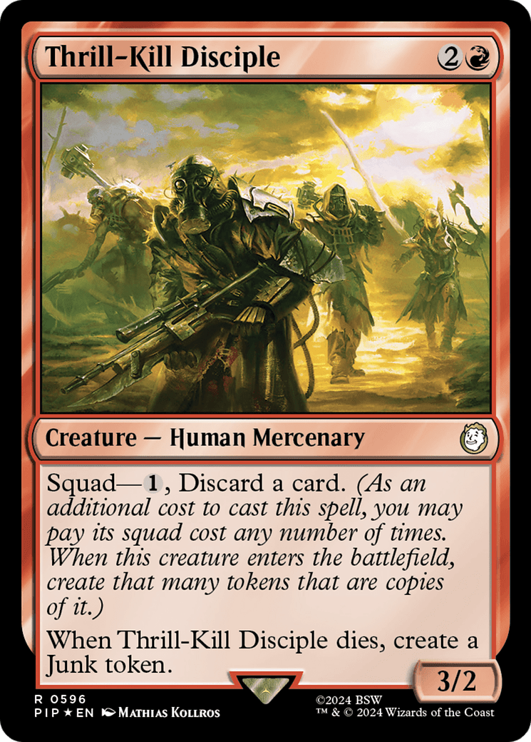 Thrill-Kill Disciple (Surge Foil) [Fallout] MTG Single Magic: The Gathering  | Multizone: Comics And Games