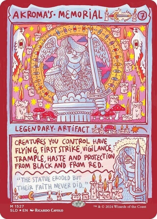 Akroma's Memorial (Rainbow Foil) [Secret Lair Drop Series] MTG Single Magic: The Gathering  | Multizone: Comics And Games