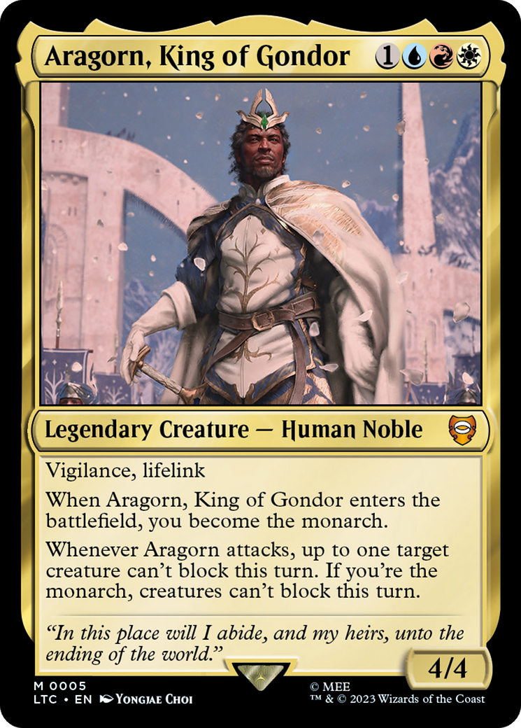 Aragorn, King of Gondor [The Lord of the Rings: Tales of Middle-Earth Commander] | Multizone: Comics And Games