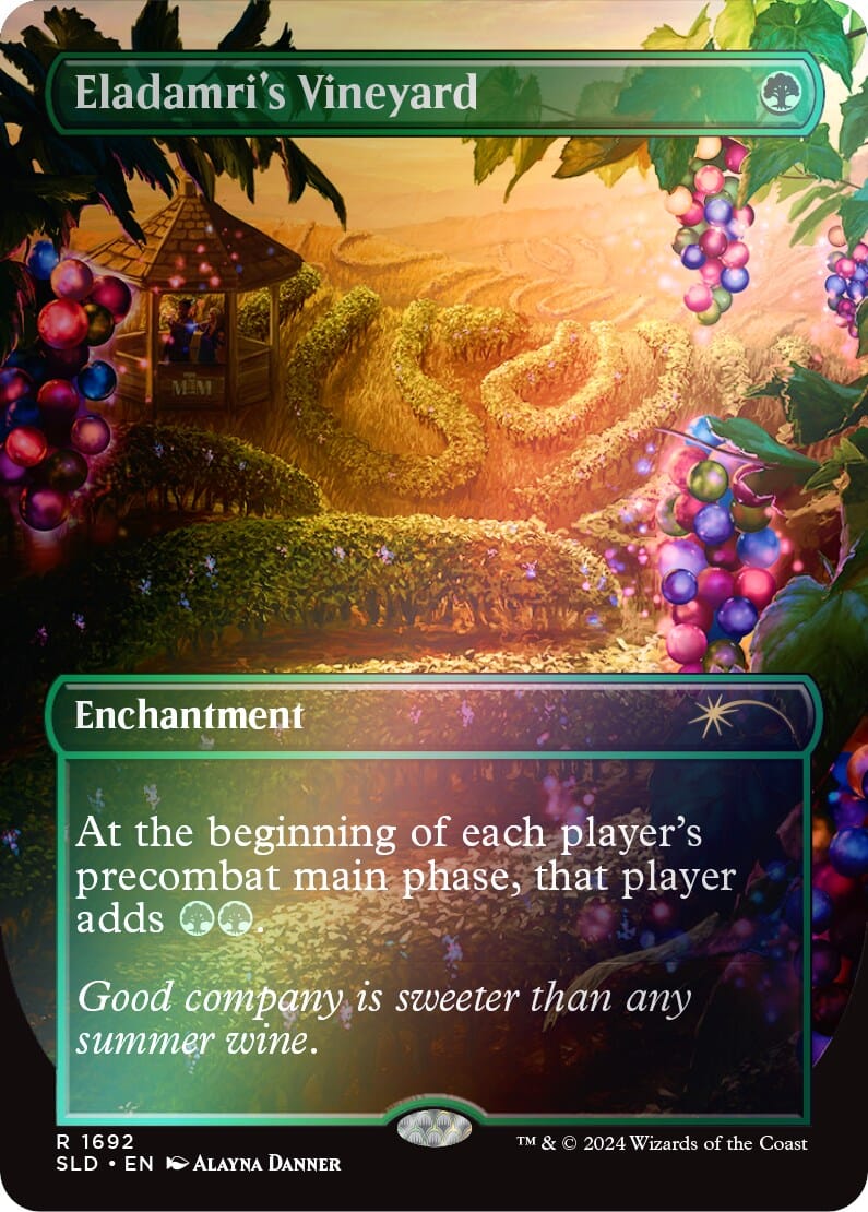 Eladamri's Vineyard (Rainbow Foil) [Secret Lair Drop Series] MTG Single Magic: The Gathering  | Multizone: Comics And Games
