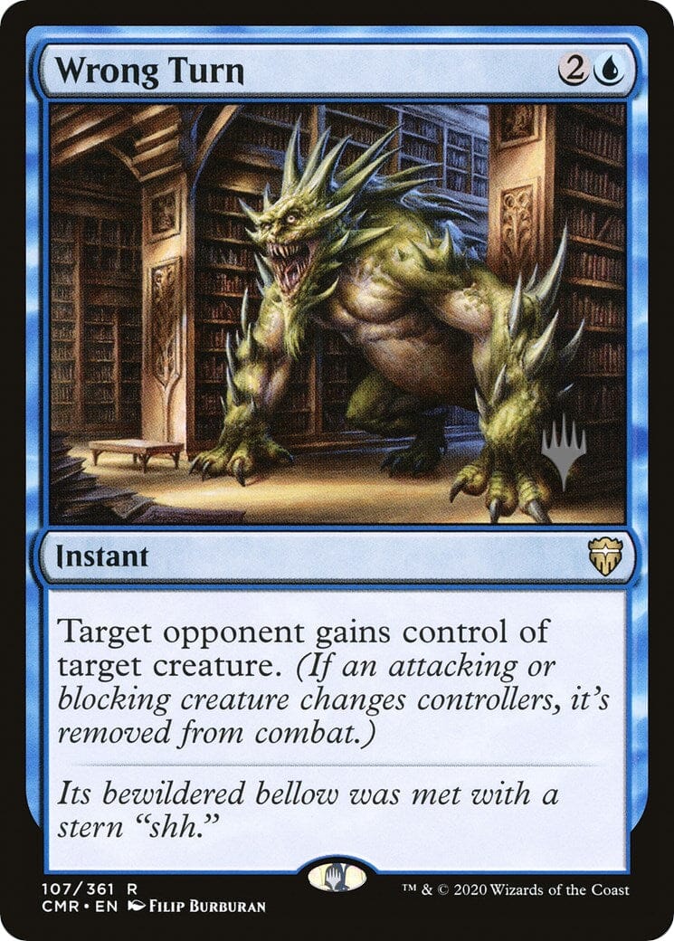 Wrong Turn (Promo Pack) [Murders at Karlov Manor Promos] MTG Single Magic: The Gathering  | Multizone: Comics And Games