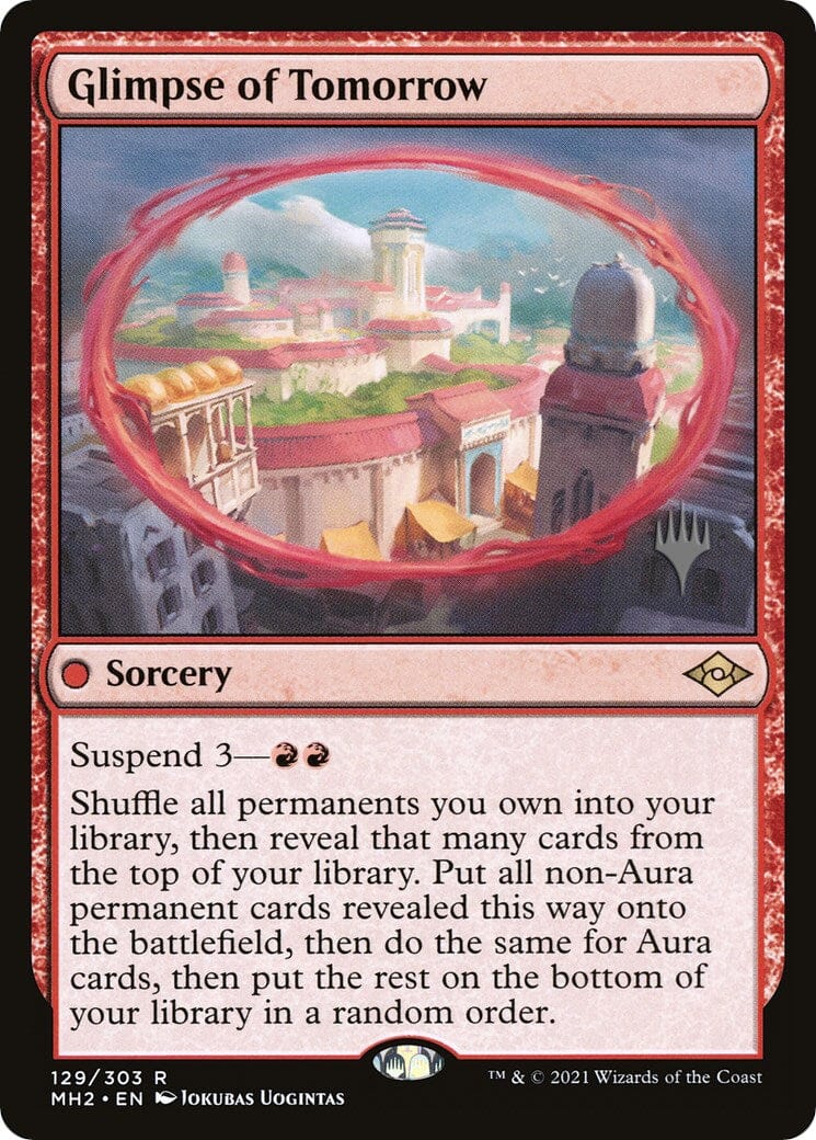 Glimpse of Tomorrow (Promo Pack) [Murders at Karlov Manor Promos] MTG Single Magic: The Gathering  | Multizone: Comics And Games