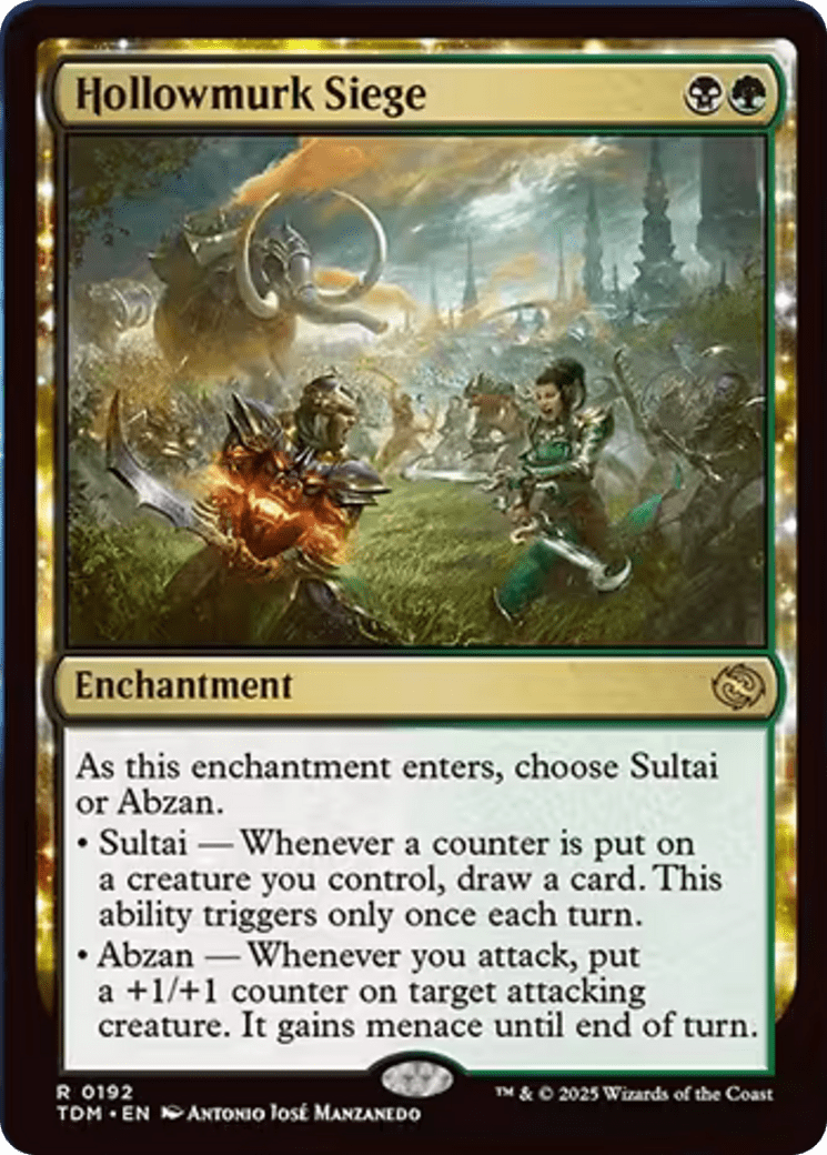 Hollowmurk Siege [Tarkir: Dragonstorm] MTG Single Magic: The Gathering  | Multizone: Comics And Games
