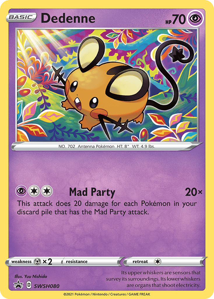 Dedenne (SWSH080) [Sword & Shield: Black Star Promos] Pokemon Single Pokémon  | Multizone: Comics And Games