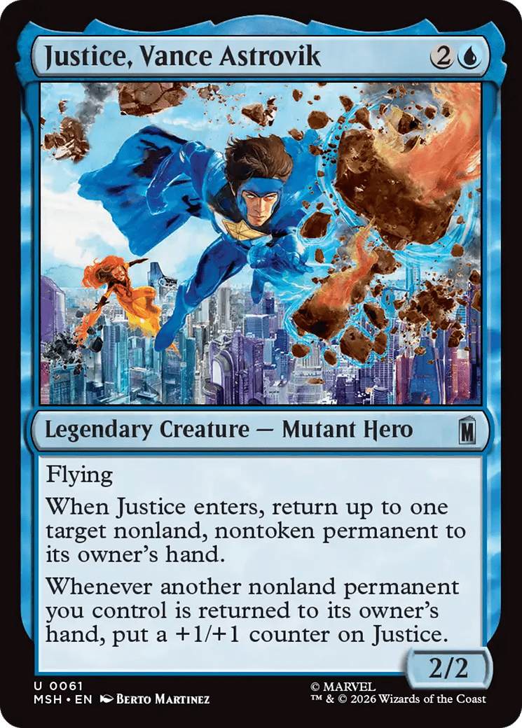 Justice, Vance Astrovik [Marvel Super Heroes] MTG Single Magic: The Gathering  | Multizone: Comics And Games