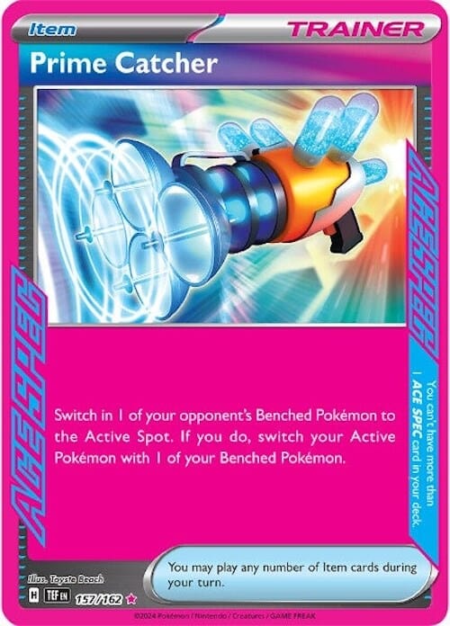 Prime Catcher (157/162) [Scarlet & Violet: Temporal Forces] Pokemon Single Pokémon  | Multizone: Comics And Games