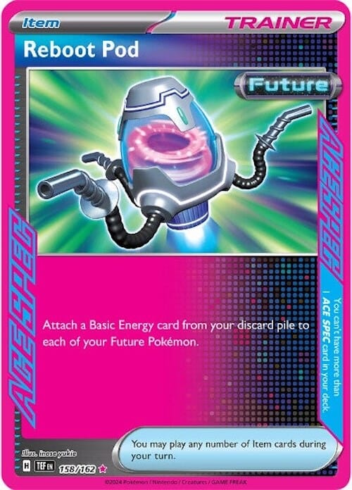 Reboot Pod (158/162) [Scarlet & Violet: Temporal Forces] Pokemon Single Pokémon  | Multizone: Comics And Games