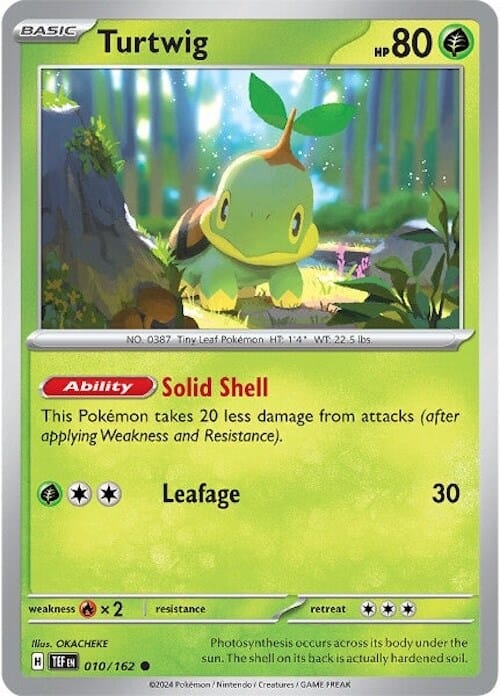 Turtwig (010/162) [Scarlet & Violet: Temporal Forces] Pokemon Single Pokémon  | Multizone: Comics And Games