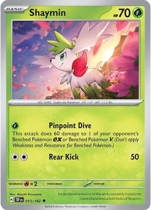 Shaymin (013/162) [Scarlet & Violet: Temporal Forces] Pokemon Single Pokémon  | Multizone: Comics And Games