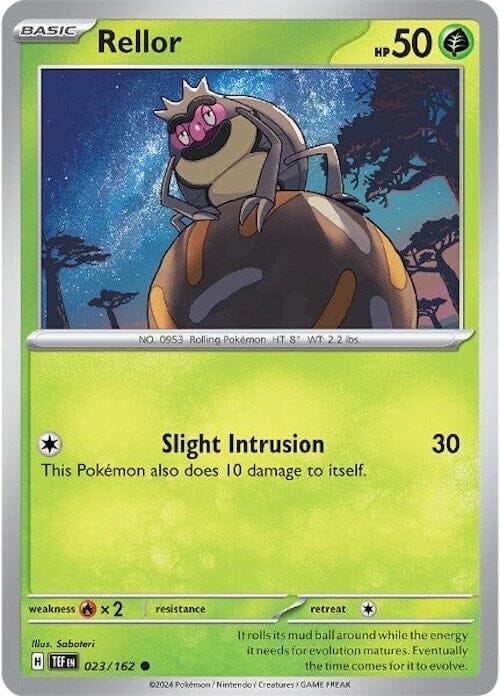 Rellor (023/162) [Scarlet & Violet: Temporal Forces] Pokemon Single Pokémon  | Multizone: Comics And Games