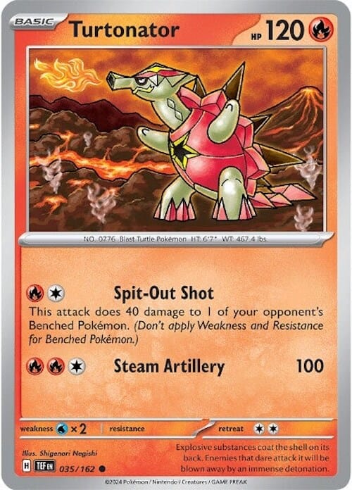 Turtonator (035/162) [Scarlet & Violet: Temporal Forces] Pokemon Single Pokémon  | Multizone: Comics And Games