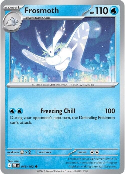 Frosmoth (046/162) [Scarlet & Violet: Temporal Forces] Pokemon Single Pokémon  | Multizone: Comics And Games