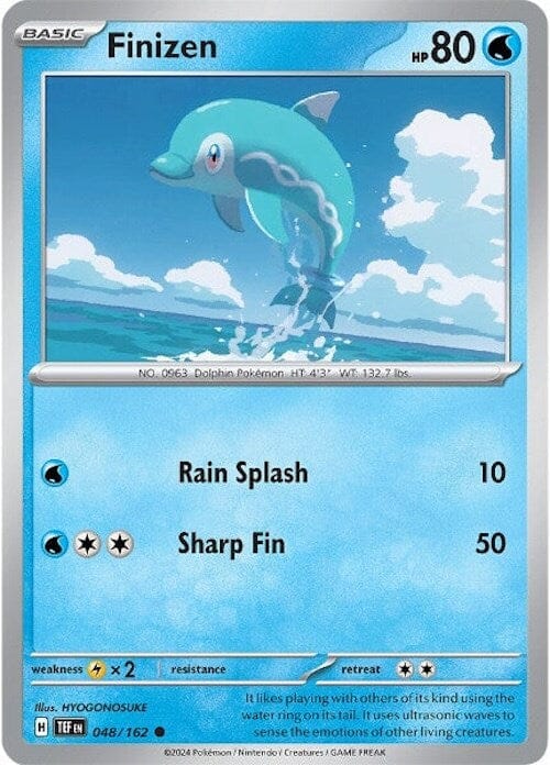 Finizen (048/162) [Scarlet & Violet: Temporal Forces] Pokemon Single Pokémon  | Multizone: Comics And Games