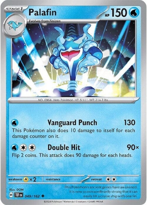 Palafin (049/162) [Scarlet & Violet: Temporal Forces] Pokemon Single Pokémon  | Multizone: Comics And Games