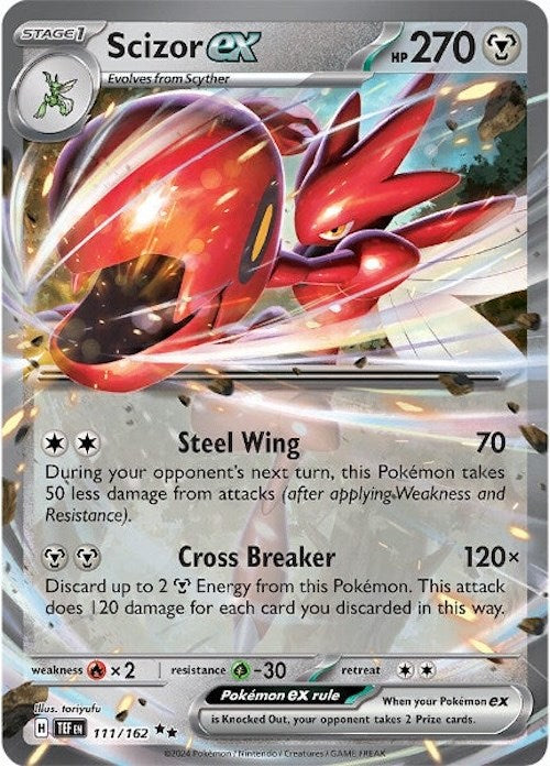 Scizor ex (111/162) [Scarlet & Violet: Temporal Forces] | Multizone: Comics And Games