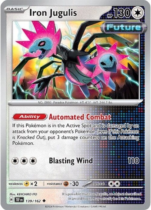 Iron Jugulis (139/162) [Scarlet & Violet: Temporal Forces] Pokemon Single Pokémon  | Multizone: Comics And Games