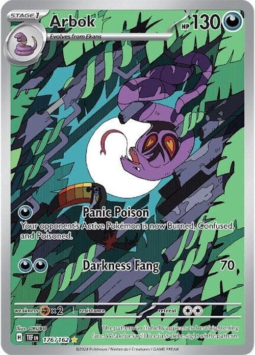 Arbok (176/162) [Scarlet & Violet: Temporal Forces] Pokemon Single Pokémon  | Multizone: Comics And Games