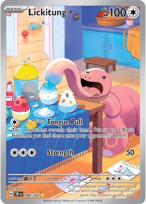 Lickitung (180/162) [Scarlet & Violet: Temporal Forces] Pokemon Single Pokémon  | Multizone: Comics And Games
