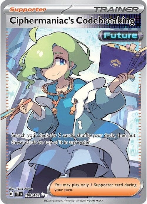 Ciphermaniac's Codebreaking (198/162) [Scarlet & Violet: Temporal Forces] Pokemon Single Pokémon  | Multizone: Comics And Games