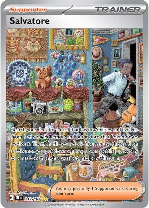 Salvatore (212/162) [Scarlet & Violet: Temporal Forces] Pokemon Single Pokémon  | Multizone: Comics And Games