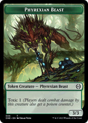 Phyrexian Mite (012) // Phyrexian Beast Double-Sided Token [Phyrexia: All Will Be One Tokens] MTG Single Magic: The Gathering  | Multizone: Comics And Games