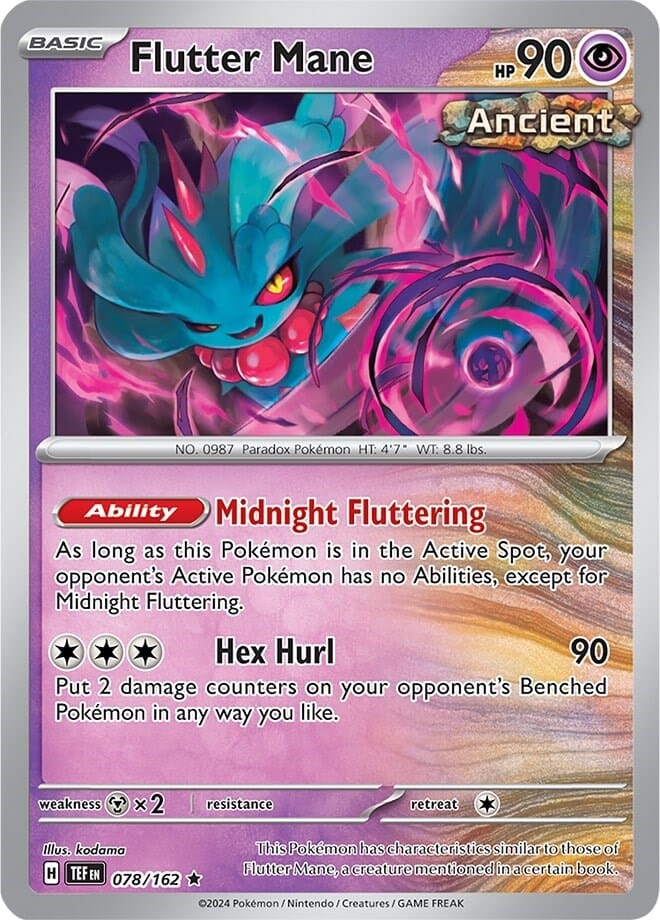 Flutter Mane (078/162) (Theme Deck Exclusive) [Scarlet & Violet: Temporal Forces] Pokemon Single Pokémon  | Multizone: Comics And Games