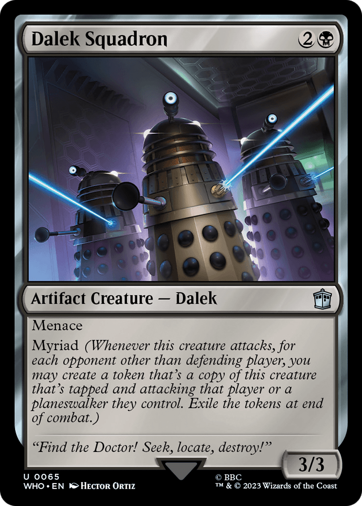 Dalek Squadron [Doctor Who] MTG Single Magic: The Gathering  | Multizone: Comics And Games