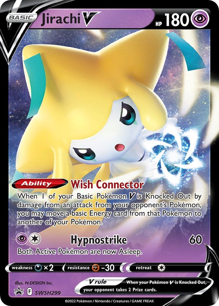Jirachi V (SWSH299) [Sword & Shield: Black Star Promos] Pokemon Single Pokémon  | Multizone: Comics And Games