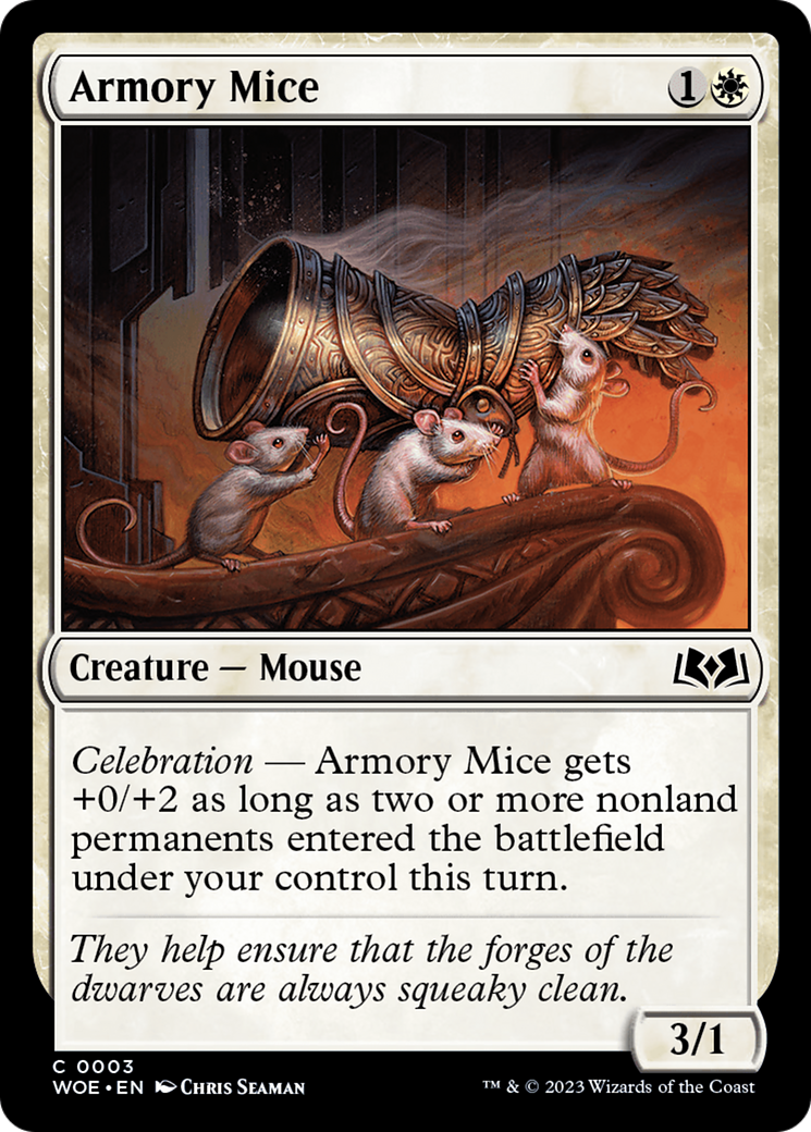 Armory Mice [Wilds of Eldraine] MTG Single Magic: The Gathering  | Multizone: Comics And Games