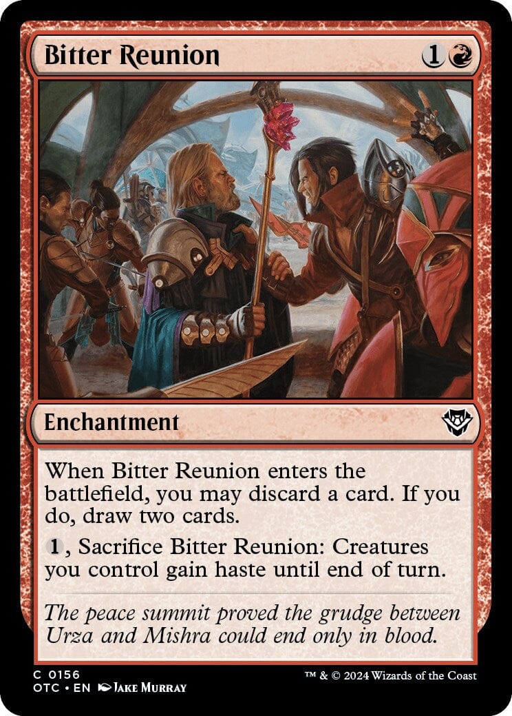 Bitter Reunion [Outlaws of Thunder Junction Commander] MTG Single Magic: The Gathering  | Multizone: Comics And Games
