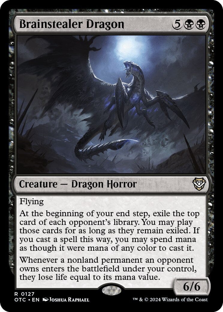 Brainstealer Dragon [Outlaws of Thunder Junction Commander] MTG Single Magic: The Gathering  | Multizone: Comics And Games