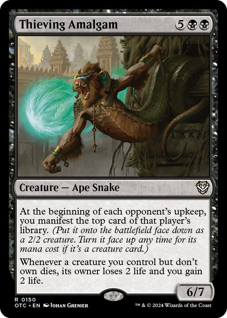 Thieving Amalgam [Outlaws of Thunder Junction Commander] MTG Single Magic: The Gathering  | Multizone: Comics And Games