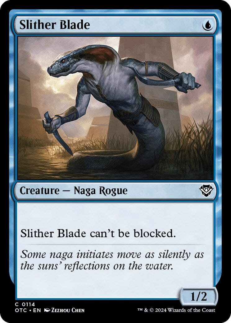 Slither Blade [Outlaws of Thunder Junction Commander] MTG Single Magic: The Gathering  | Multizone: Comics And Games