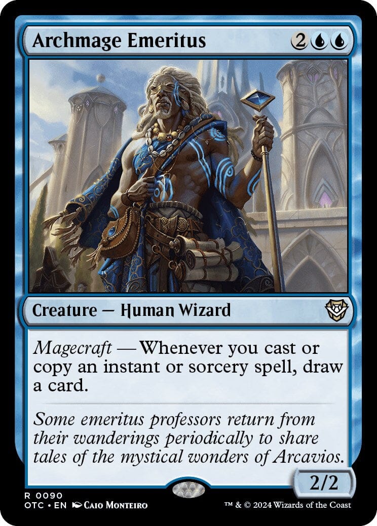 Archmage Emeritus [Outlaws of Thunder Junction Commander] MTG Single Magic: The Gathering  | Multizone: Comics And Games