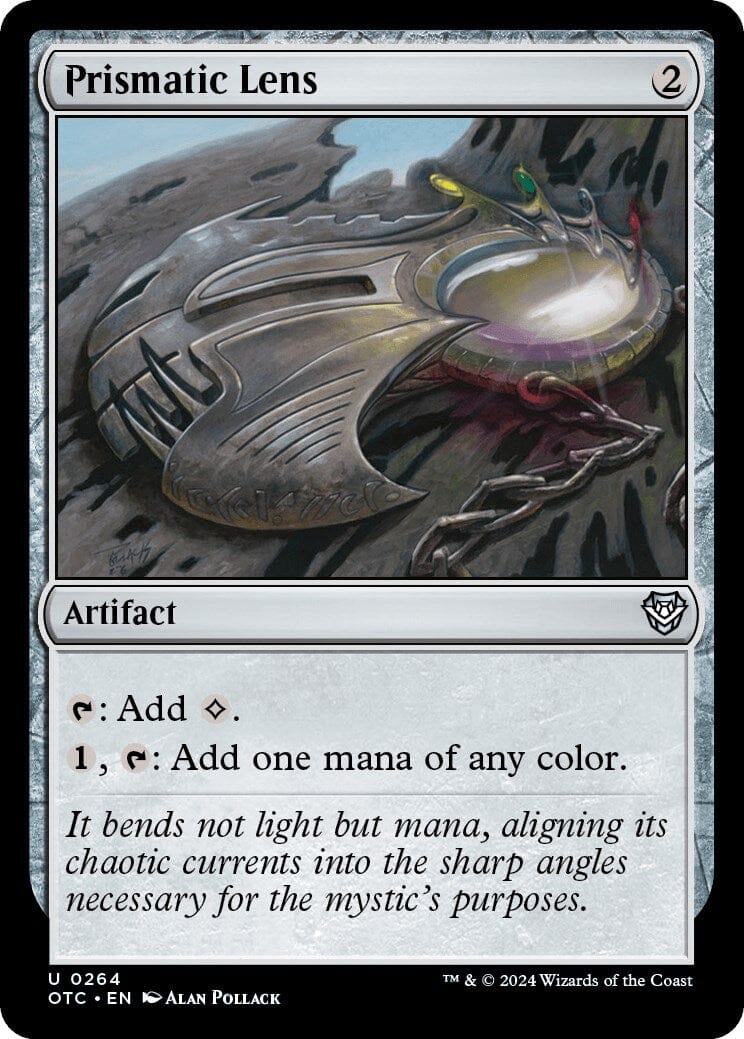 Prismatic Lens [Outlaws of Thunder Junction Commander] MTG Single Magic: The Gathering  | Multizone: Comics And Games